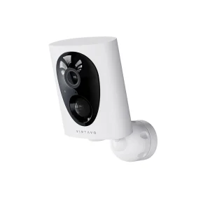 VIRTAVO VistaFlask 2K Security Camera Outdoor Wireless | Battery Powered with Color Night Vision