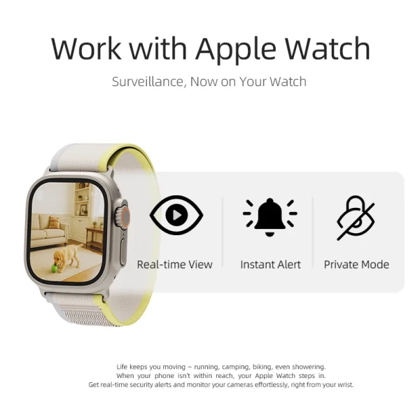 VIRTAVO EggSentry Dual Lens Security Camera | 360° View Indoor Cam, Pet Camera & Baby Monitor with AI Motion Tracking - Image 4